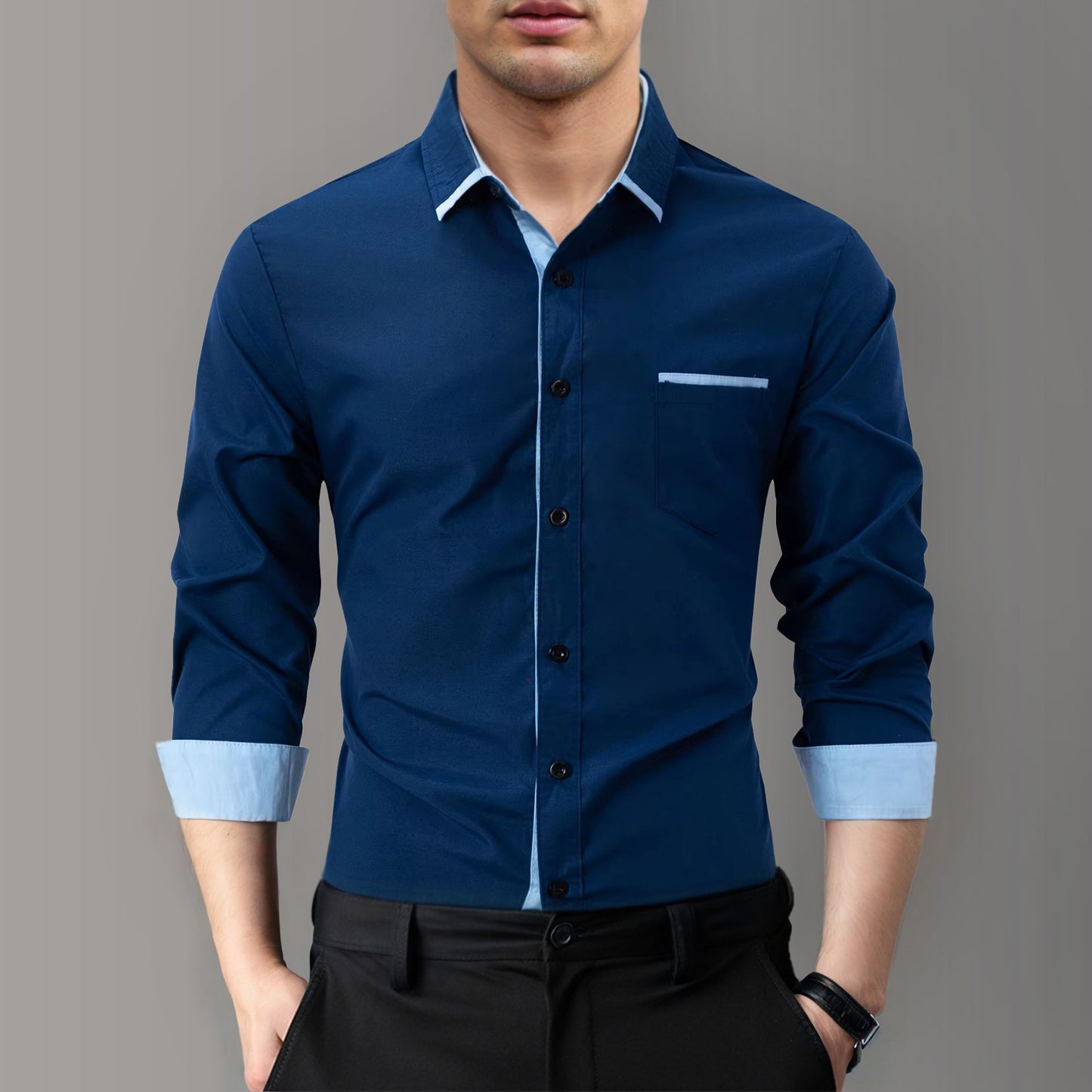 Premium Solid Men's Shirt (SD - 01)