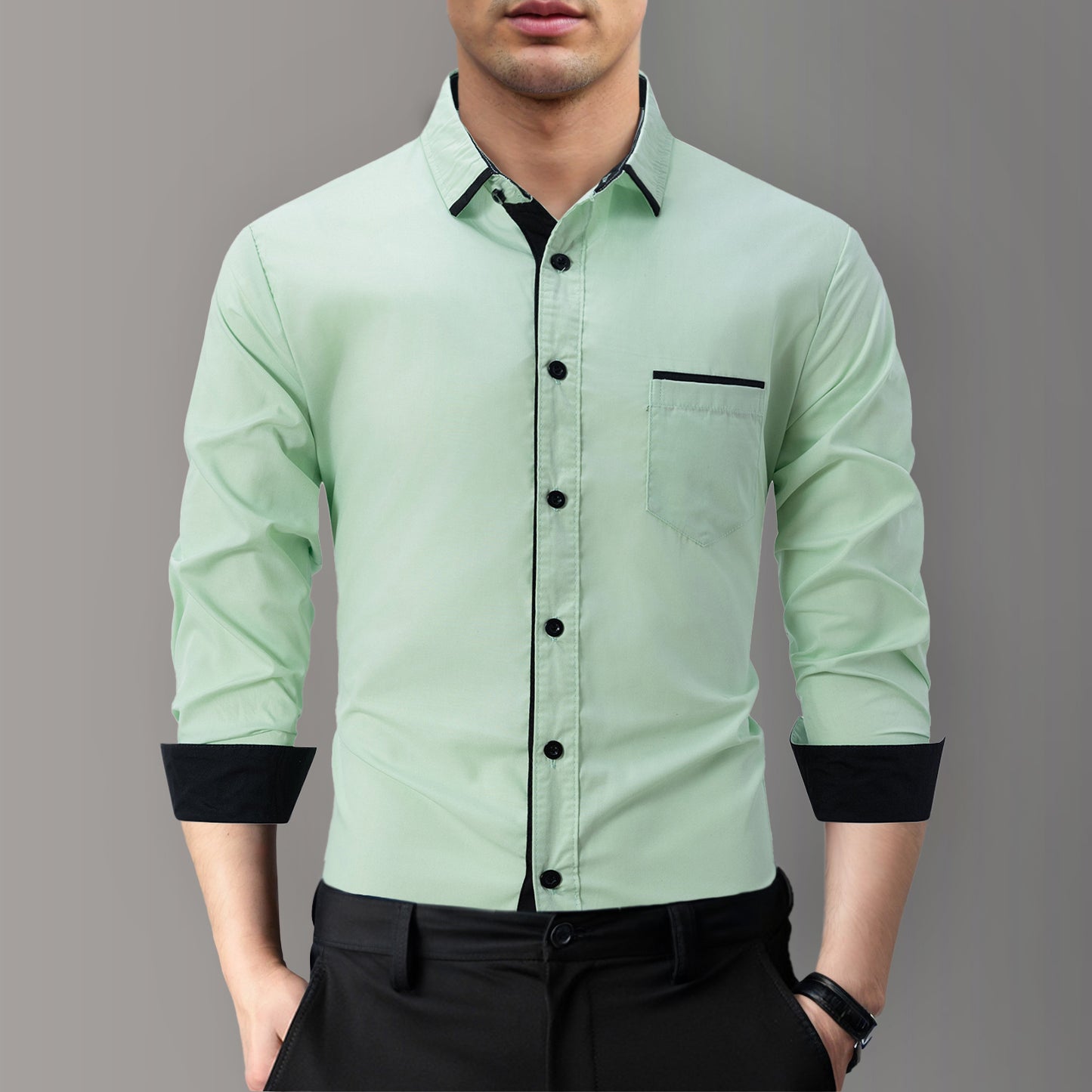 Premium Solid Men's Shirt (SD - 01)