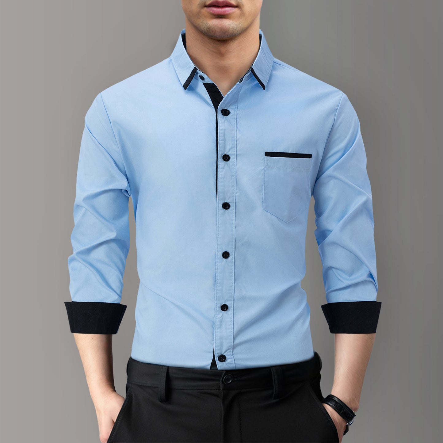 Premium Solid Men's Shirt (SD - 01)
