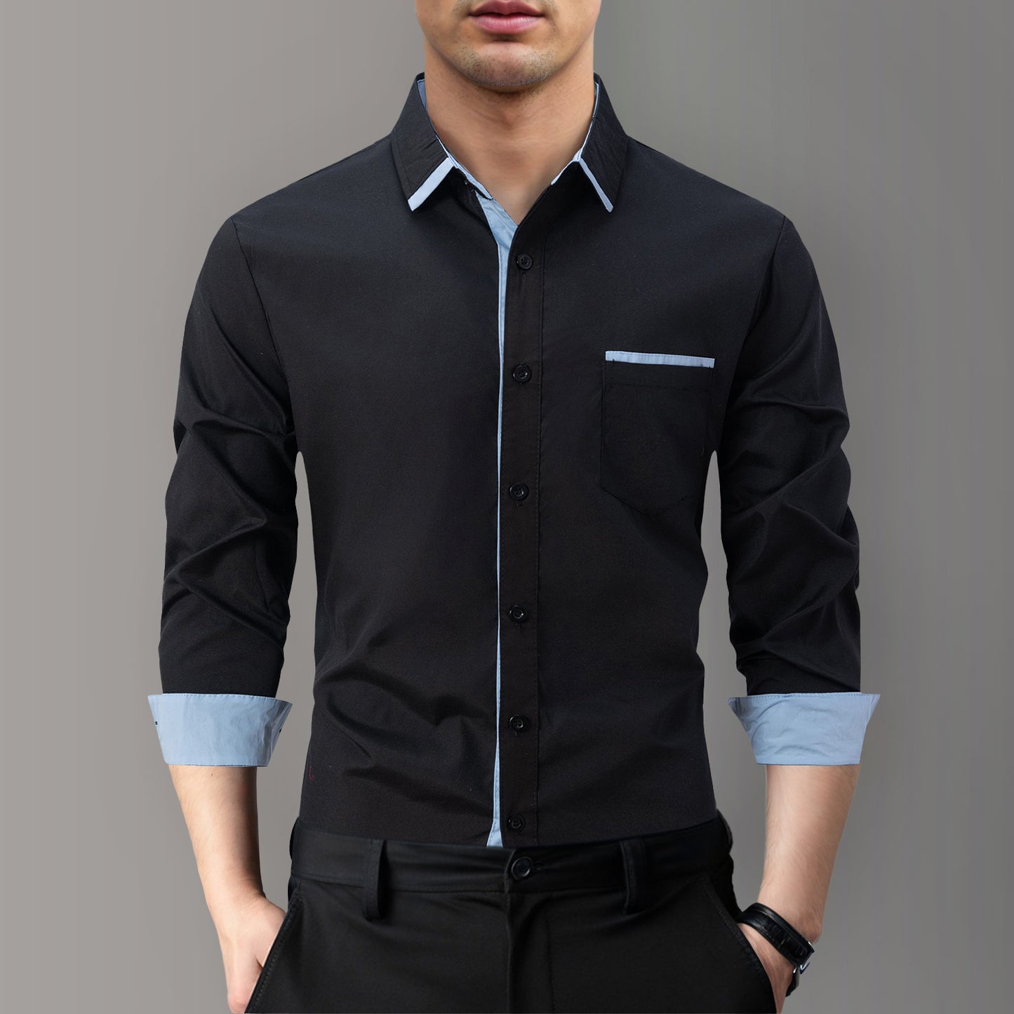 Premium Solid Men's Shirt (SD - 01)