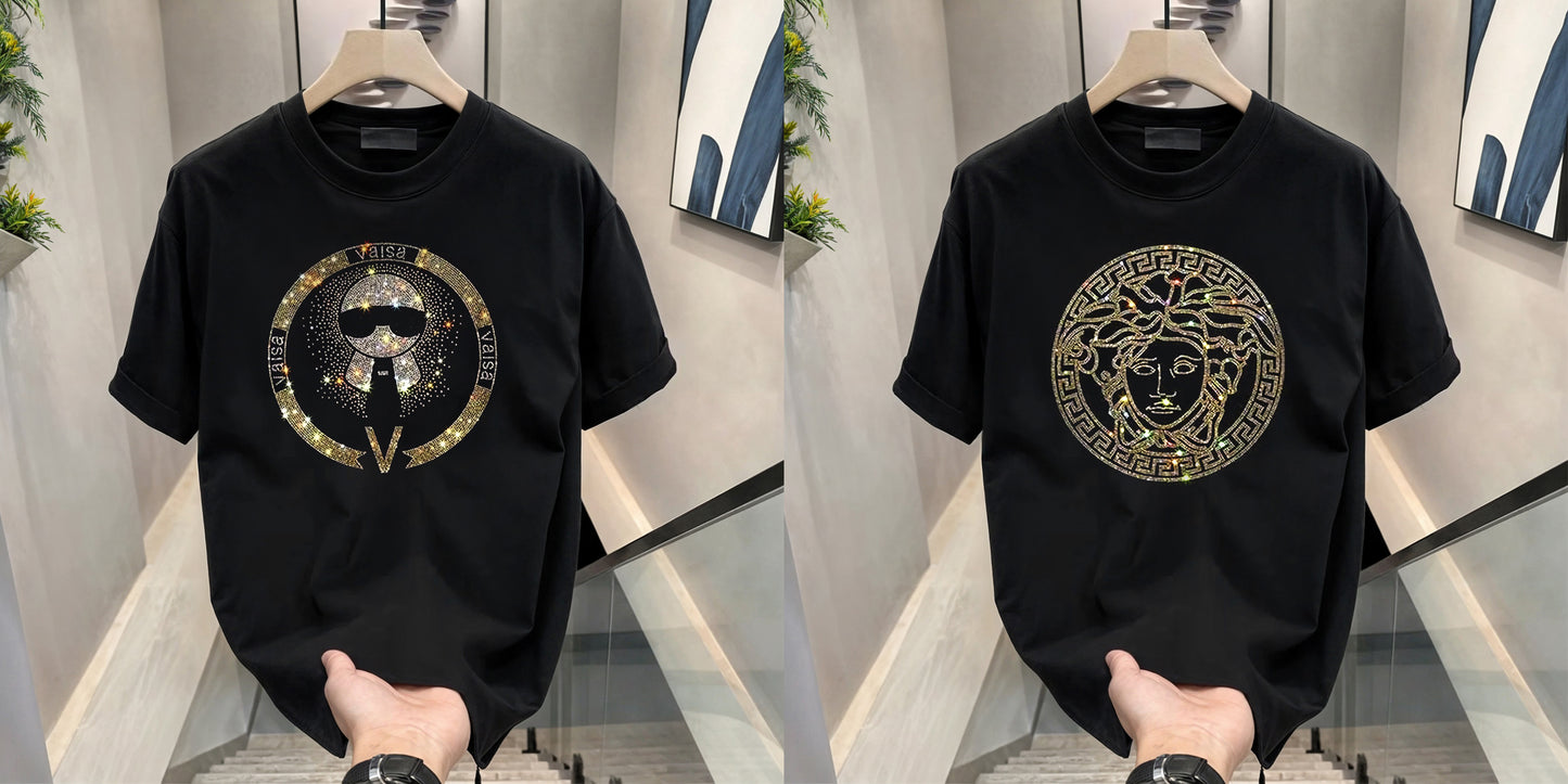 Luxury Cotton T-shirts (RH-TIE+QUEEN)