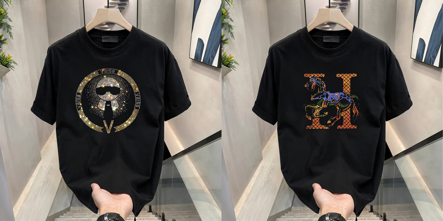 Luxury Cotton T-shirts (RH-TIE+HORSE)