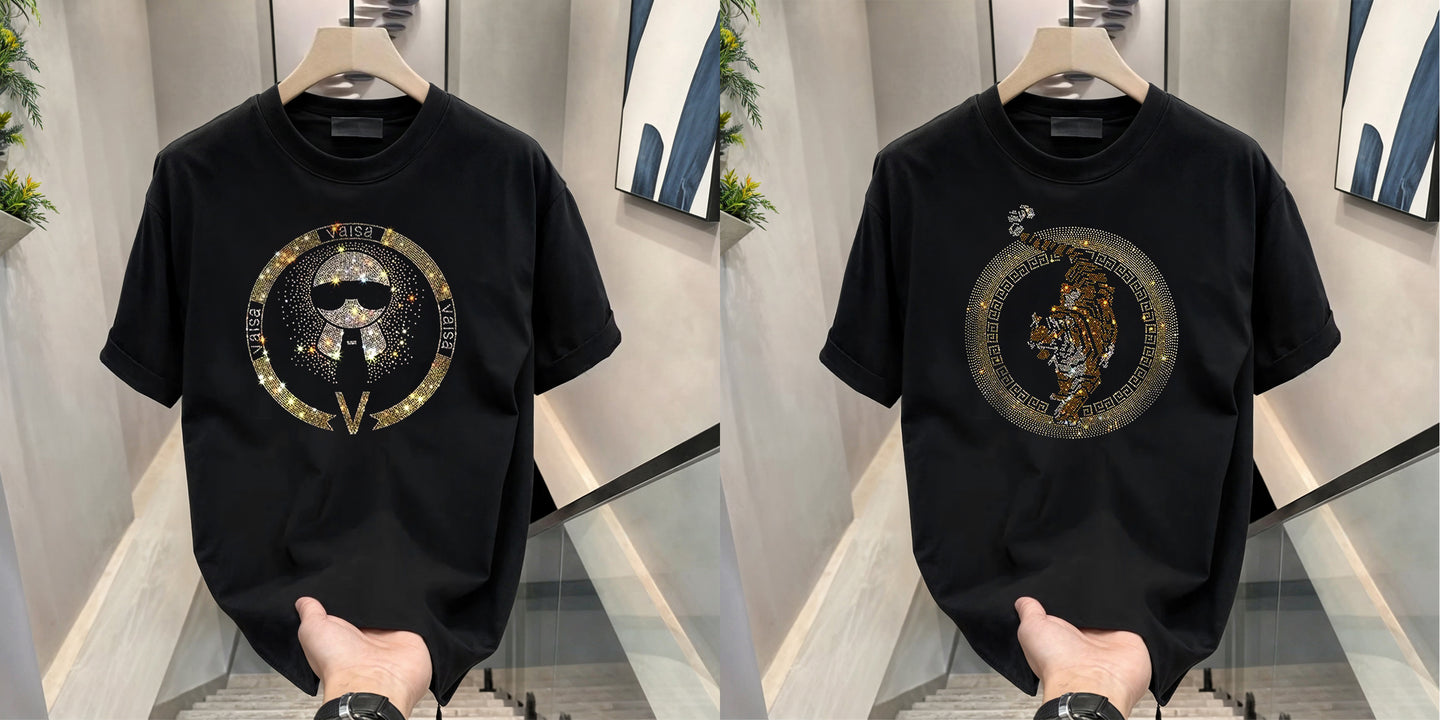 Luxury Cotton T-shirts (RH-TIE+TIGER4)