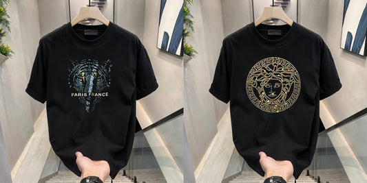 Luxury Cotton T-shirts (RH-PARIS +QUEEN)
