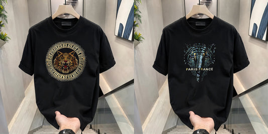 Luxury Cotton T-shirts (RH - Tiger 3+ Paris)