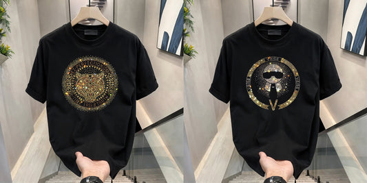 Luxury Cotton T-shirts (RH -Tie + Tiger 2)