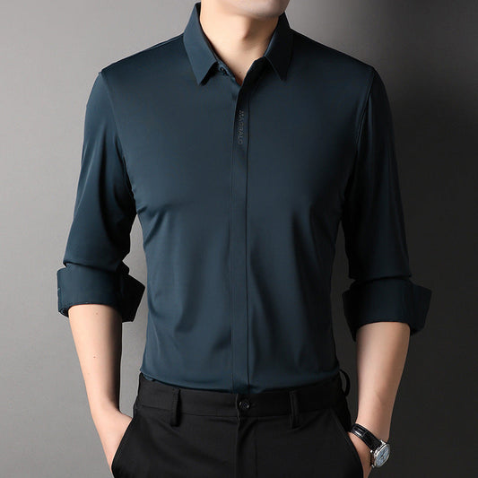 Premium Men's Solid Shirts (SOLID PRUSSIAN BLUE+SOLID SKY BLUE)