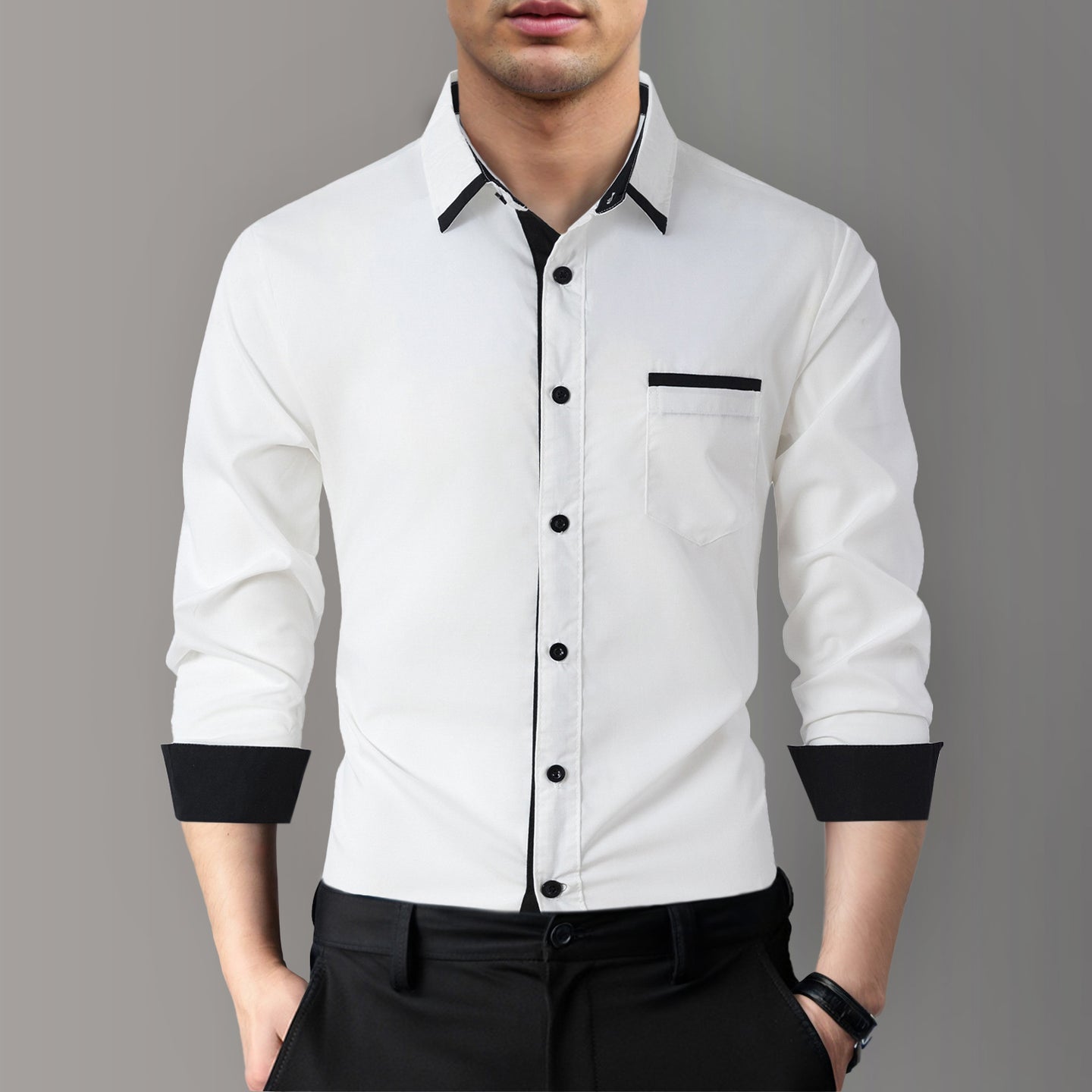 Premium Solid Men's Shirt (SD - 01)