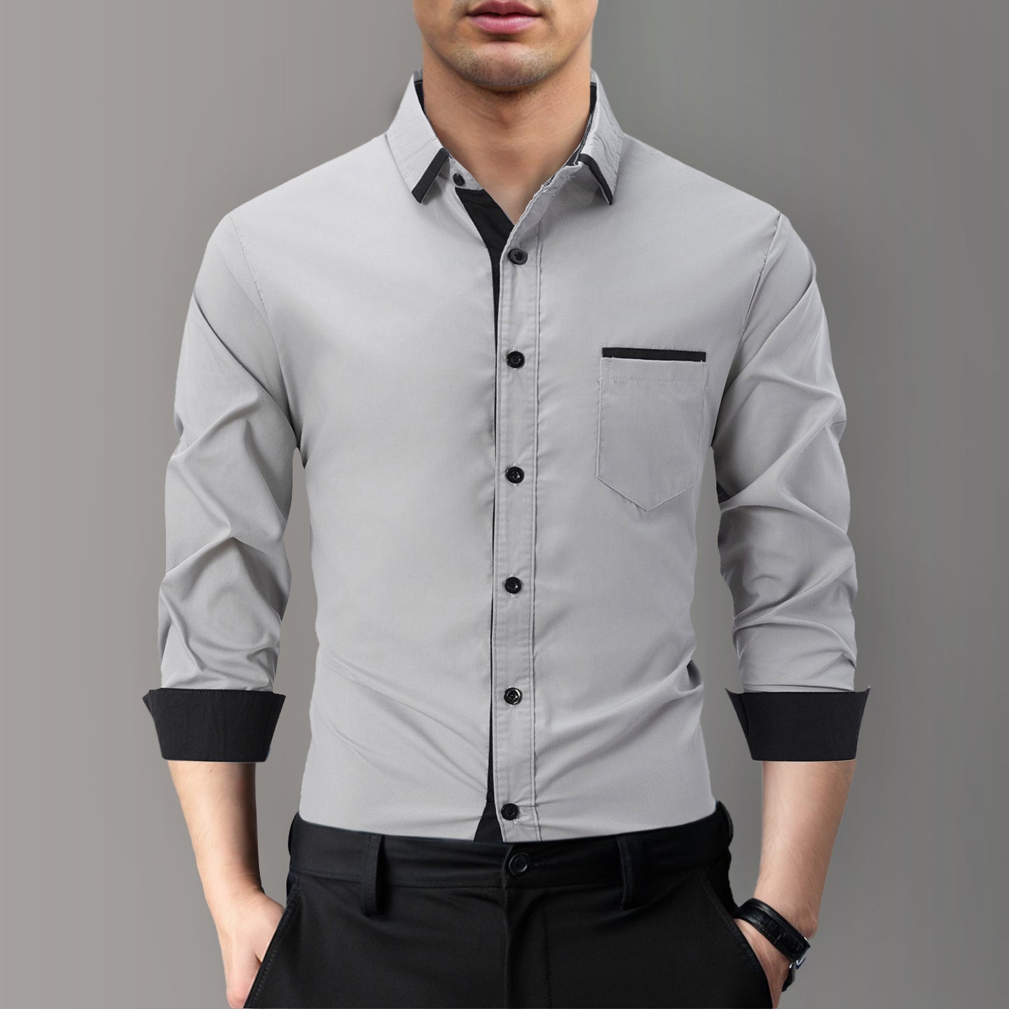 Premium Solid Men's Shirt (SD - 01)