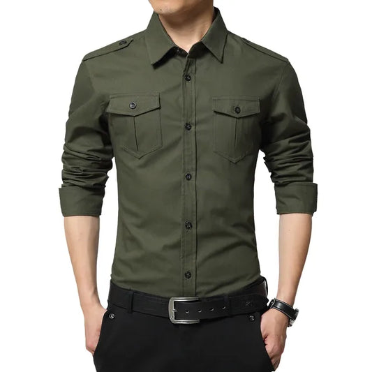 Men Premium Military Grade Cotton Shirts