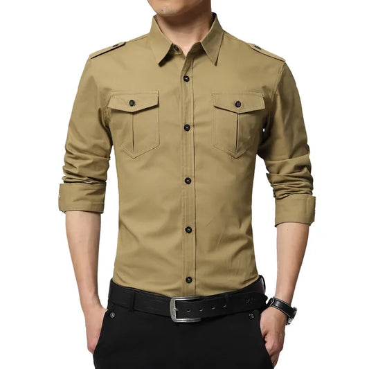 Men Premium Military Grade Cotton Shirts